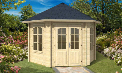 Abri de jardin RIVERA 44 mm - 9,5m² intérieur