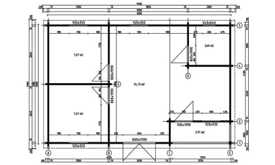 Abri de jardin Lens 70mm cc - toit plat