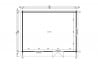 Abri en bois Versailles 70mmCC 