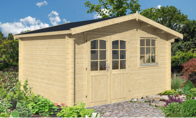 Abri de jardin CALIFORNIE 44 mm - 11,1m² intérieur