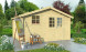 Abri de jardin toit 2 pentes VIOLETTE 13 madriers 34 mm - 12.30 m² intérieur