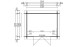 Abri de jardin LYON 5 34 mm autoclave - 4.37m² intérieur