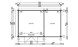 Abri de jardin autoclave Tampa 34mm - 8,13m² intérieur + préau 5.45m²