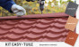 EASY-Tuile - panneaux – tuiles modulaires pour abri Marmande 9 / Moselle 9 appentis