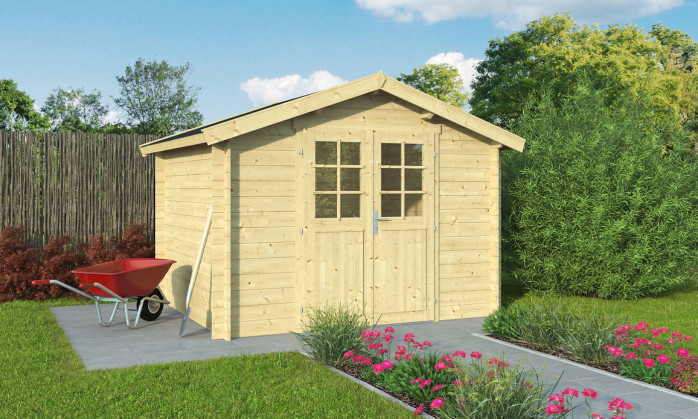 Abri de jardin BALISTRA 7 34 mm - 6.27m2 intérieur