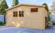 Abri de jardin 1er prix bois brut Bondues Ep 28mm - 9.81m2