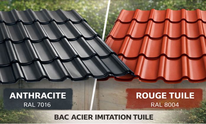 Tuile acier pour Gap