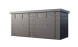 Abri métal Classico DUO / 2721 / Anthracite - 522 × 208 cm - 10,86 m²