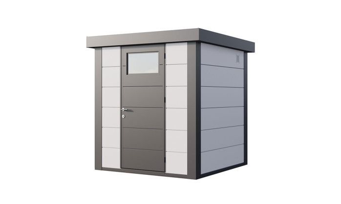 Abri métal Eléganto / Classico / 2121 / Blanc / AB 208 x 208 | Abri de jardin métal premium Telluria