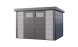 Abri métal Eléganto / Classico / 3330 / Gris clair 328 x 298 | Abri de jardin métal premium Telluria