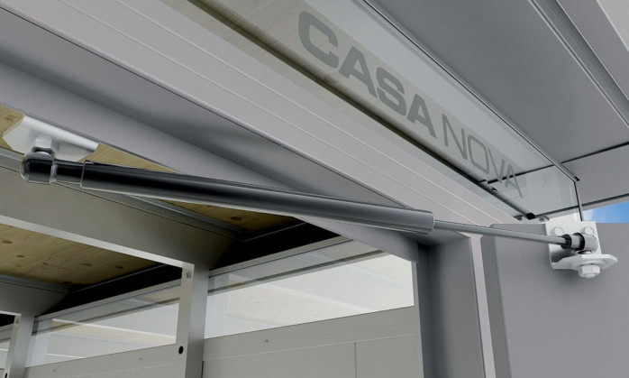 Casanova Biohort 4x4, Ouverture de porte droite gris foncé métallique