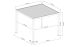 Pergola motorisée bioclimatique alu Windsor 3x3m 33B blanche avec kit LED - 9m2