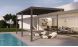 Pergola motorisée bioclimatique adossée alu Edinbourg 3x5.8m 36N anthracite - 17.18m2