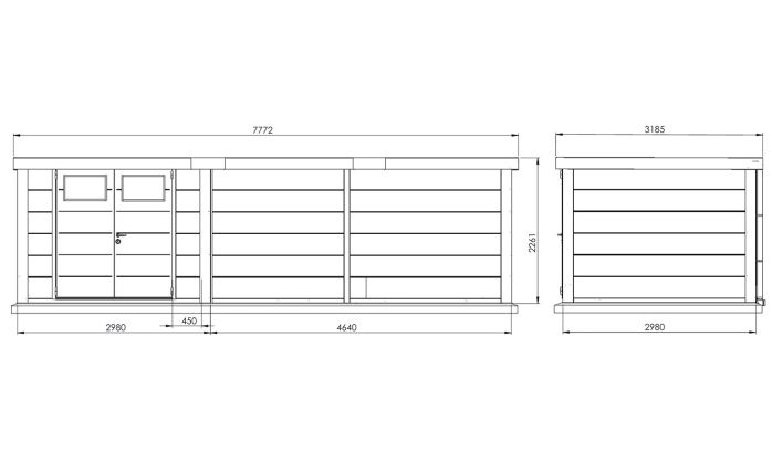 Eleganto / Classico Lounge XL / 3030 / Blanc / AB / Droite
