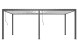 Pergola manuelle bioclimatique alu Gaillard 6x4m 46NB anthracite & lames blanches