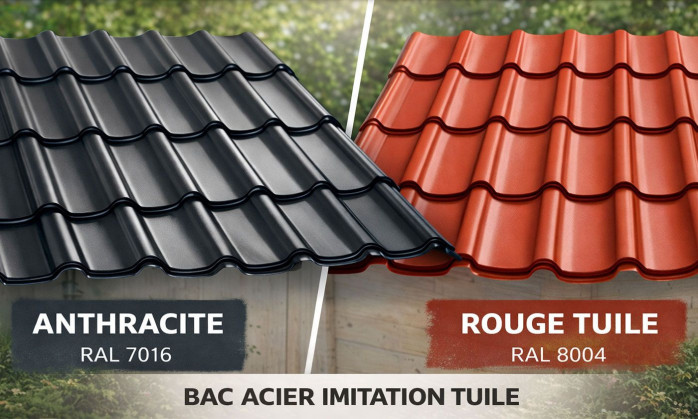 Tuile acier pour abri Parisa / Leipzig / Lucy