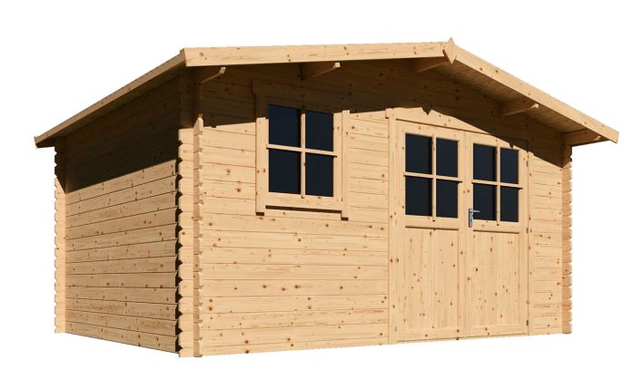 Abri de jardin ARZON 12 Brut 28mm 10.25m2 intérieur
