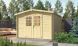 Abri de jardin Parisa bois naturel 28mm 8.67m2 intérieur
