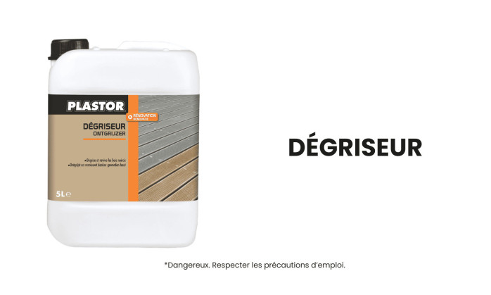 Dégriseur Plastor conditionnement 5L
