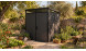 Abri de jardin modulaire isolé 2x2m anthracite et noir - EVERBOX
