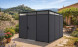 Abri de jardin modulaire isolé 3x3m anthracite et noir - EVERBOX