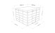 Abri de jardin modulaire isolé 3x3m anthracite et noir - EVERBOX