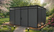 Abri de jardin modulaire isolé 4x3m anthracite et noir - EVERBOX