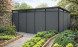 Abri de jardin modulaire isolé 5x3m anthracite et noir - EVERBOX