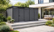 Abri de jardin modulaire isolé 5x3m anthracite et noir - EVERBOX