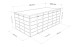 Abri de jardin modulaire isolé 6x3m anthracite et noir - EVERBOX