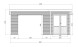 Abri composite NUREMBERG avec extension - Anthracite - 596 x 300cm - 18m2