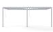 Pergola manuelle bioclimatique adossée alu Brive 6x4m 46B - blanche - 24m2