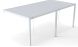 Pergola manuelle bioclimatique adossée alu Brive 6x4m 46B - blanche - 24m2