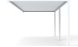 Pergola manuelle bioclimatique adossée alu Brive 6x4m 46B - blanche - 24m2