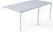 Pergola manuelle bioclimatique adossée alu Brive 6x4m 46B - blanche - 24m2