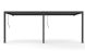 Pergola manuelle bioclimatique adossée alu Brive 6x4m 46N - anthracite - 24m2