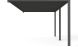 Pergola manuelle bioclimatique adossée alu Brive 6x4m 46N - anthracite - 24m2