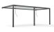 Pergola manuelle bioclimatique adossée alu Brive 6x4m 46NB - Structure anthracite et lames blanches - 24m2