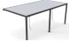 Pergola manuelle bioclimatique adossée alu Brive 6x4m 46NB - Structure anthracite et lames blanches - 24m2