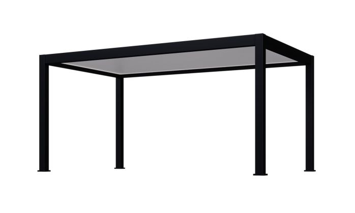 Carport autoportant Alunova A avec kit LED - 530x300cm