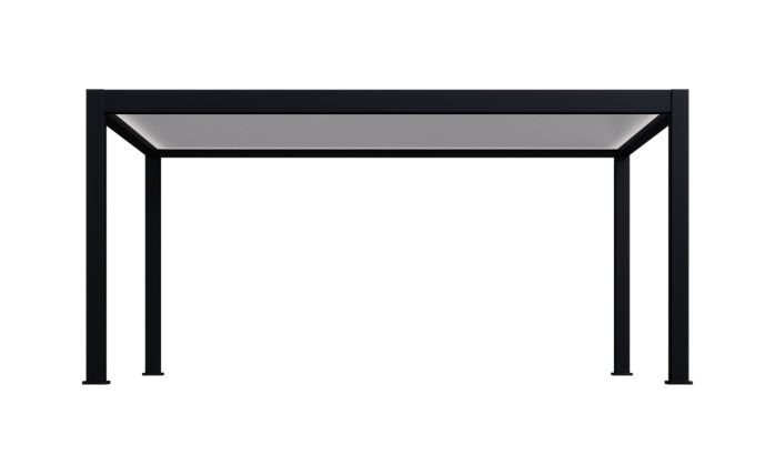 Carport autoportant Alunova A avec kit LED - 530x300cm