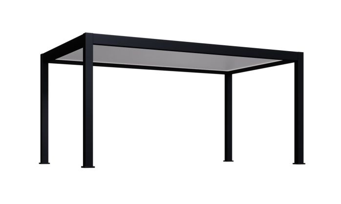 Carport autoportant Alunova A avec kit LED - 530x300cm