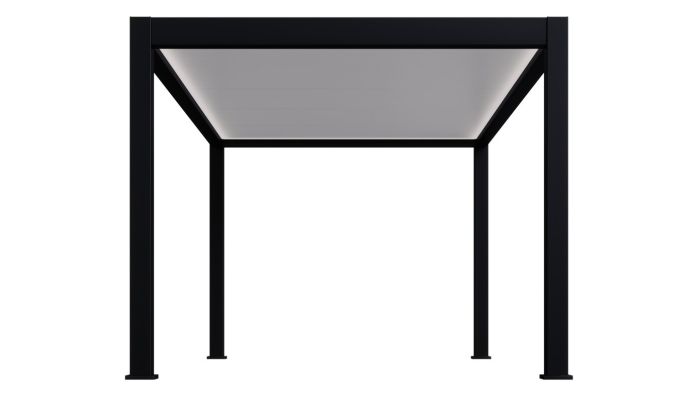 Carport autoportant Alunova A avec kit LED - 530x300cm