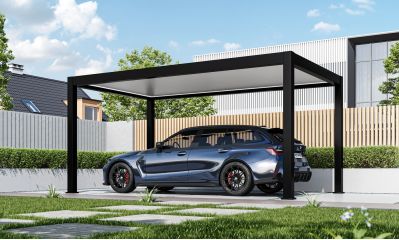 Carport autoportant Alunova A avec kit LED - 530x300cm