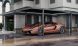 Carport aluminium autoportant avec LED Névéo toit plat 15m2