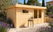 Abri de jardin ROANNE 16 bois naturel Ep 28mm