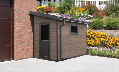 Abri jardin composite 4.93m² GRASSE toit monopente | TousChalets