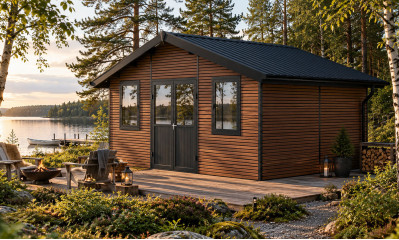 Abri composite 19m² HANOVRE anthracite | TousChalets