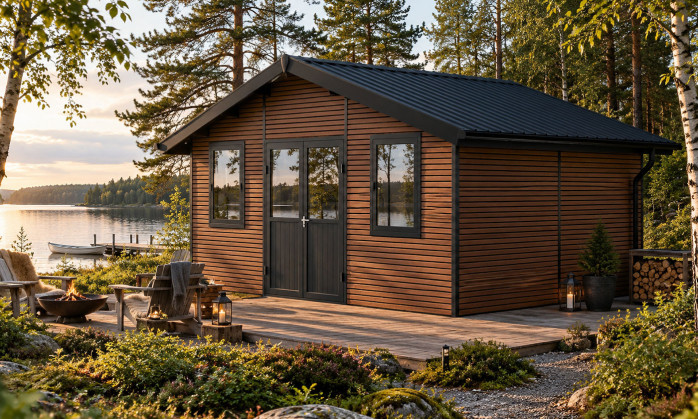 Abri composite 19m² HANOVRE anthracite | TousChalets