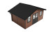 Abri composite 19m² HANOVRE anthracite | TousChalets